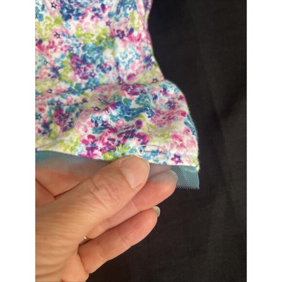 American Girl Truly Me MEET OUTFIT Blue Floral Dress Jacket Shoes NO DOLL - Picture 6 of 9